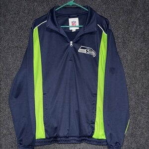 Seattle Seahawks 1/4 Zip Pullover Large
